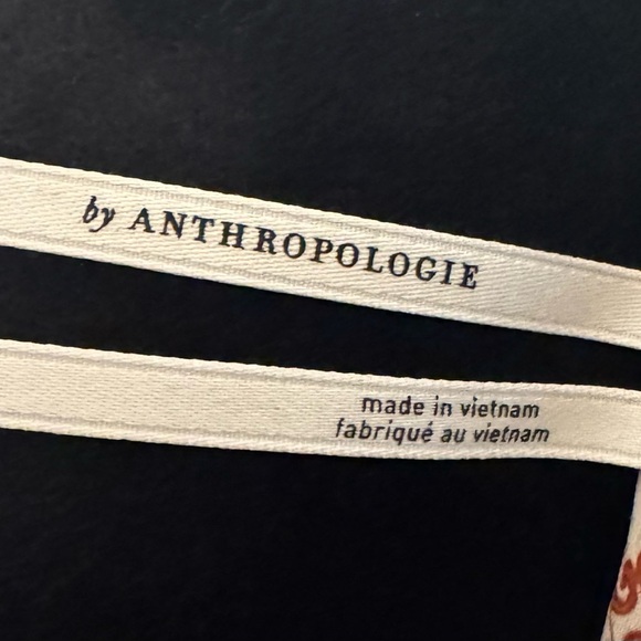 Anthropologie Sylvie Ruffle-Sleeve Blouse Multi Color! Fun Sold Out! Size Med - Picture 10 of 10